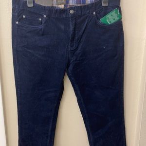 JACH New York corduroys pants navy blue